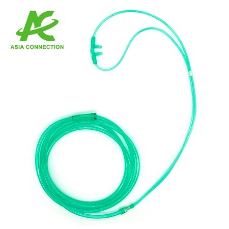 Ang nasal oxygen cannula ay may naaayos na slide para magamit ng mga pasyente.